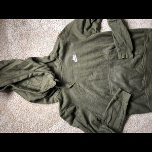 Olive Nike hoodie